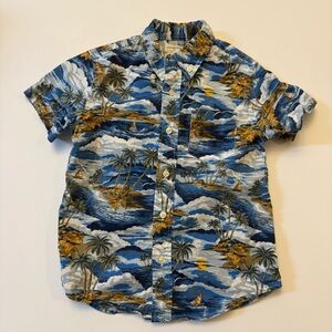 Crew Cuts 4-5 Kids Hawaiian Shirt Button Down